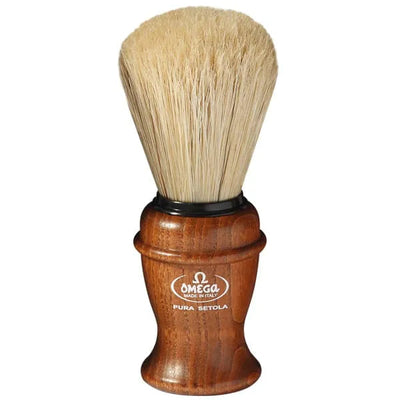 Omega Natural Shaving Brush 11137 Ash Wood