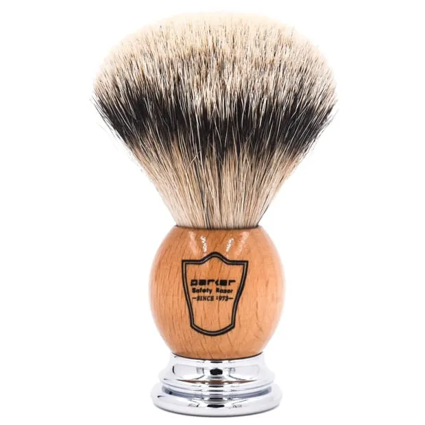 Parker Silvertip Badger Shaving Brush OWST - Rakborste