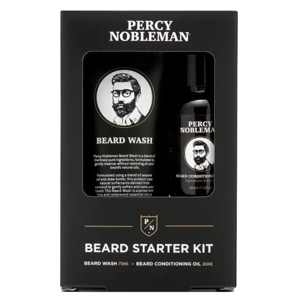 Percy Nobleman Beard Starter Kit - Skäggkit