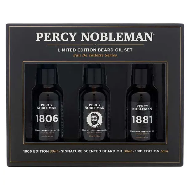 Percy Nobleman Limited Edition Beard Oil Set