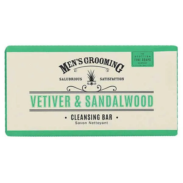 Scottish Fine Soaps Vetiver & Sandalwood Cleansing Bar