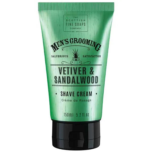 Scottish Fine Soaps Vetiver & Sandalwood Shave Cream