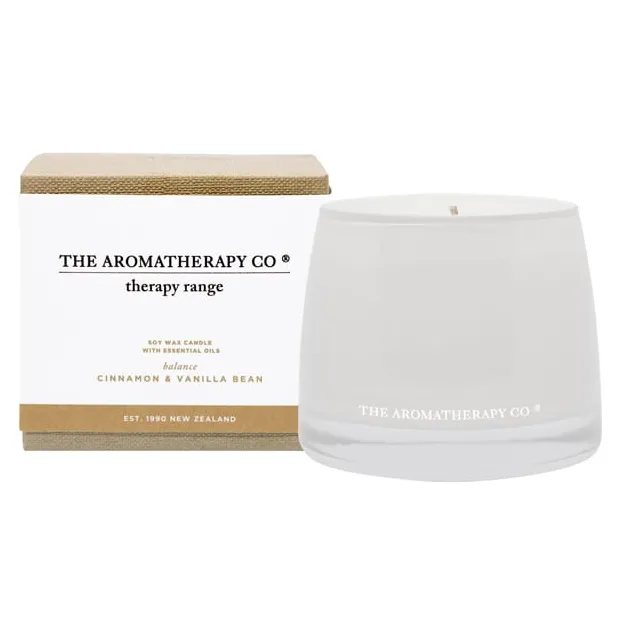 The Aromatherapy Co Therapy Candle Cinnamon & Vanilla Bean