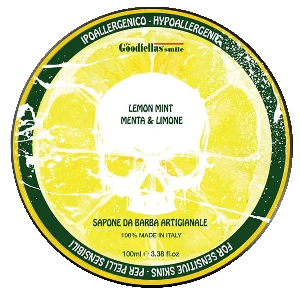 The Goodfellas Smile Lemon & Mint Shaving Soap